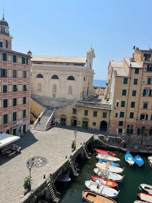 Apartamento Attico Sul Porticciolo Antico Di Camogli Exterior foto